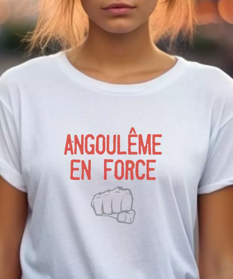 T-Shirt Angoulême en force – Pour Homme et Femme – Image 4