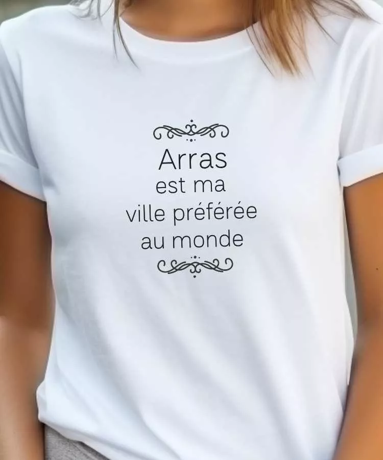T-Shirt Arras est ma ville préférée au monde – Image 2