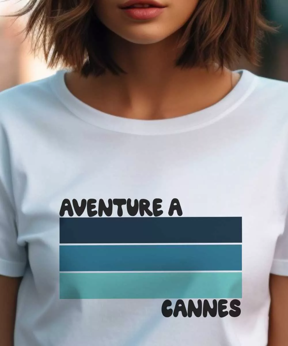 T-Shirt Aventure à Cannes – Pour Homme et Femme – Image 2