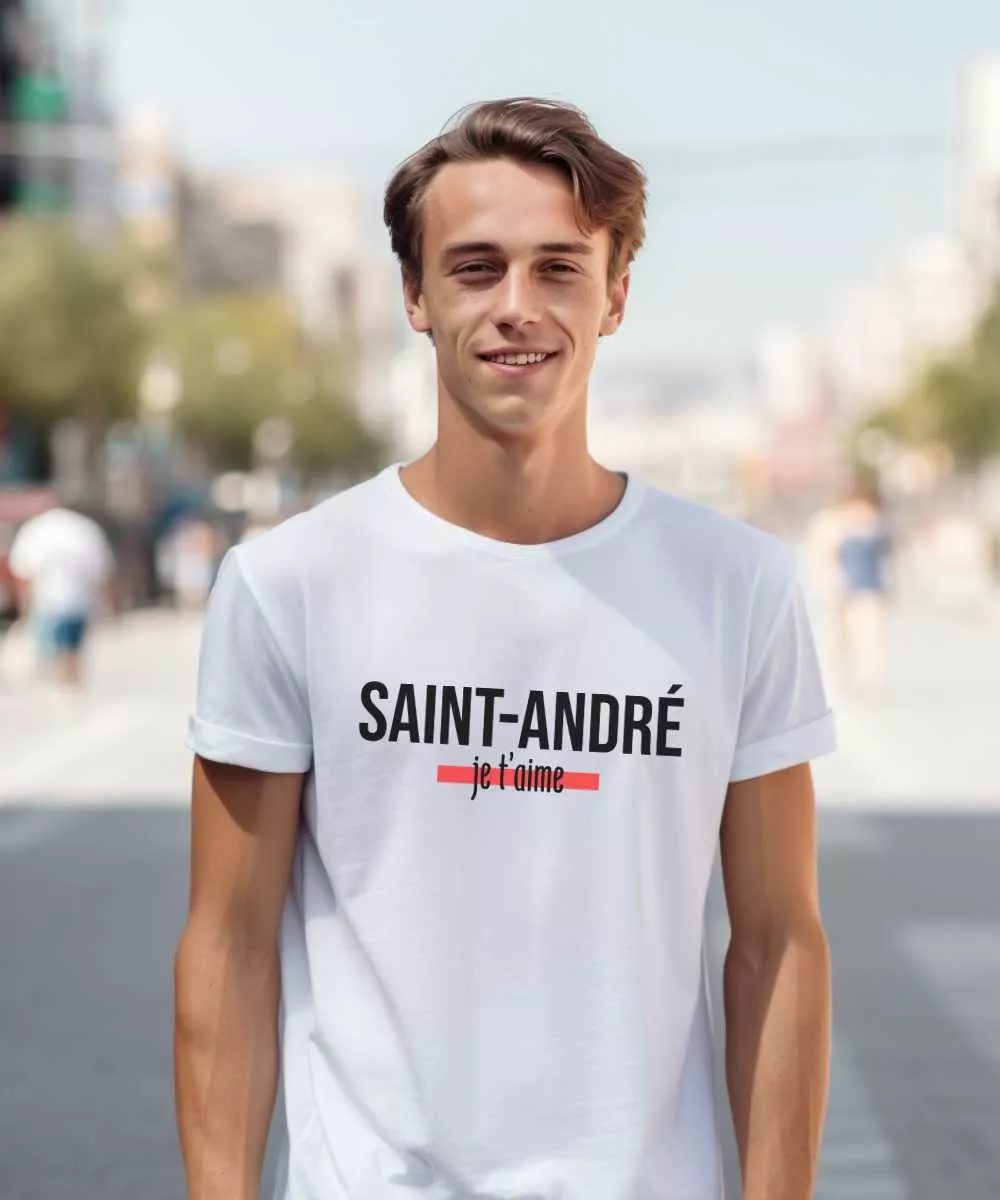T-Shirt Saint-André je t’aime – Pour Homme et Femme – Image 3