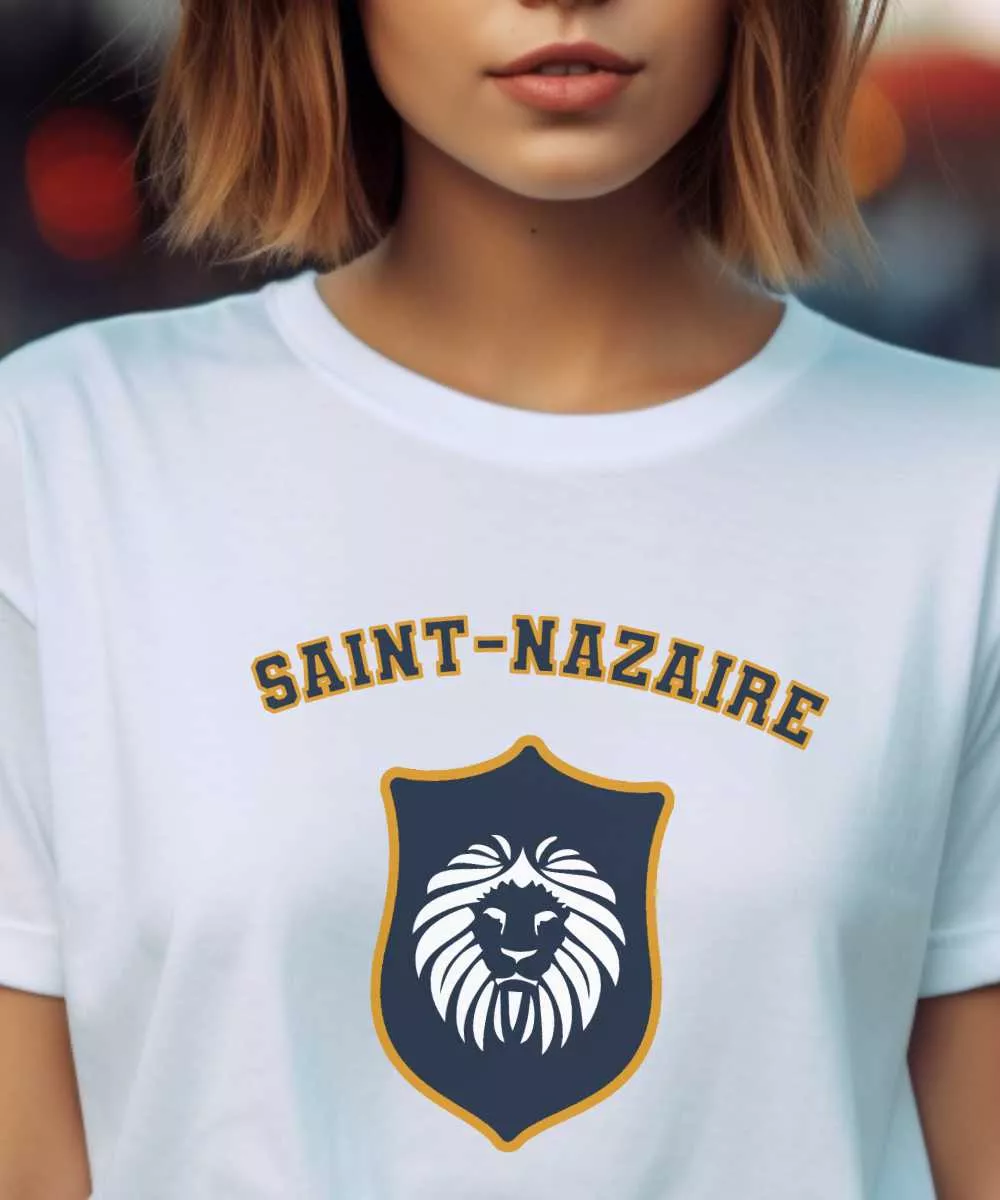 T-Shirt Saint-Nazaire blason – Pour Homme et Femme – Image 2
