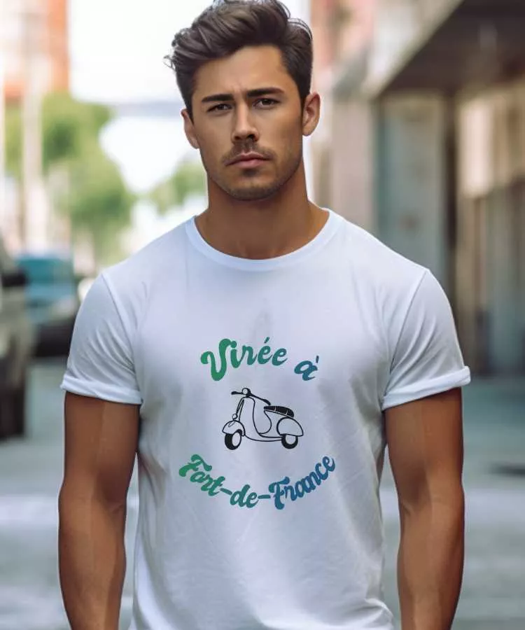 T-Shirt Virée à Fort-de-France – Pour Homme et Femme – Image 2
