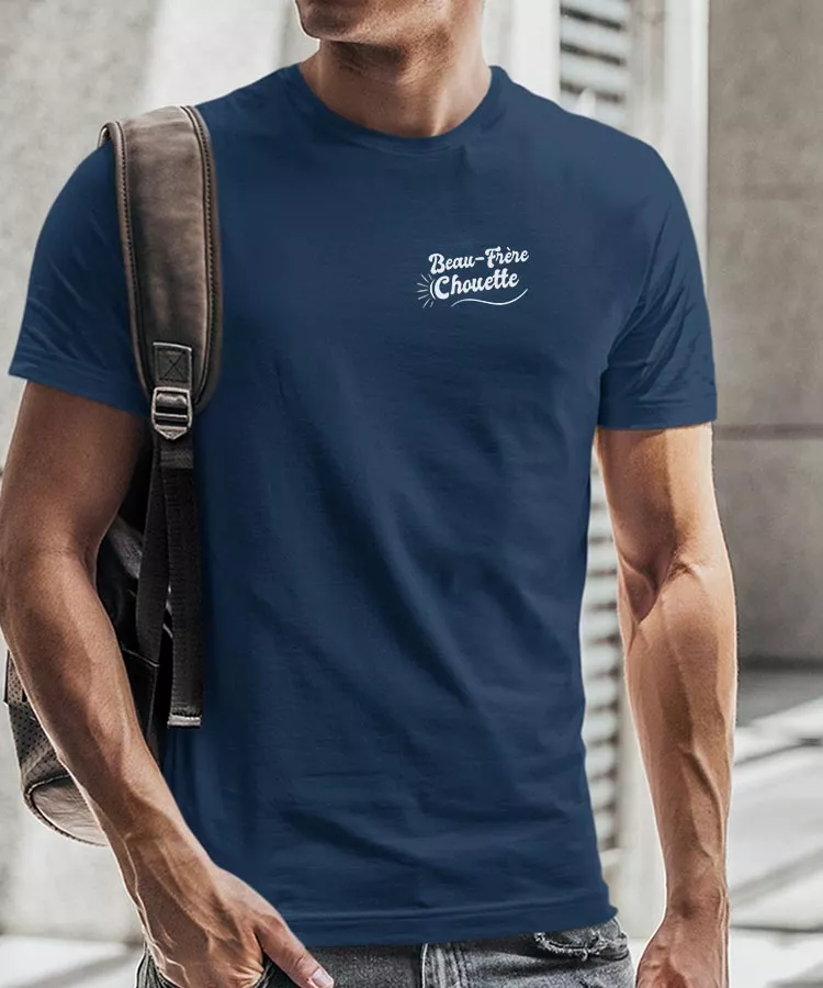 T-Shirt Beau-Frère Chouette face Pour homme – Image 2