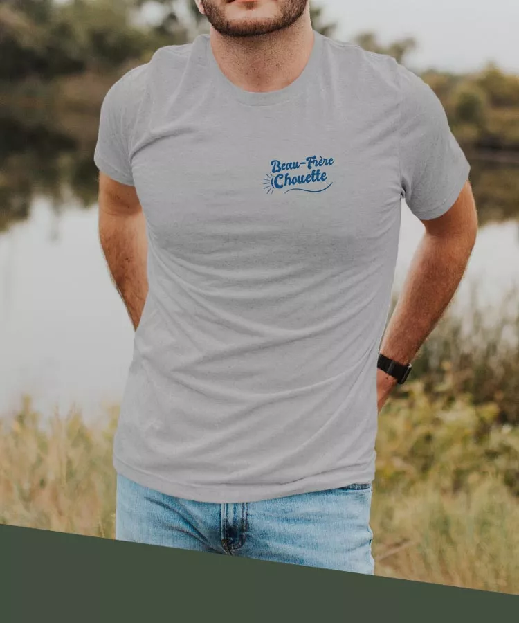 T-Shirt Beau-Frère Chouette face Pour homme – Image 6